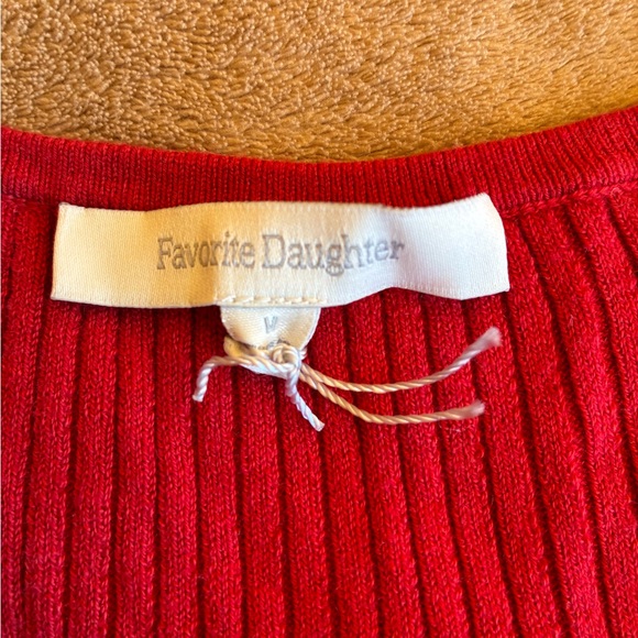 NWOT Favorite Daughter ‘The Crush Cutout Dress’ In Cherry Red Size Medium - Picture 12 of 14